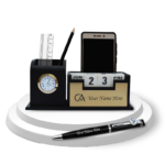 Chartered Accountant (CA) Pen Stand and Pen Set