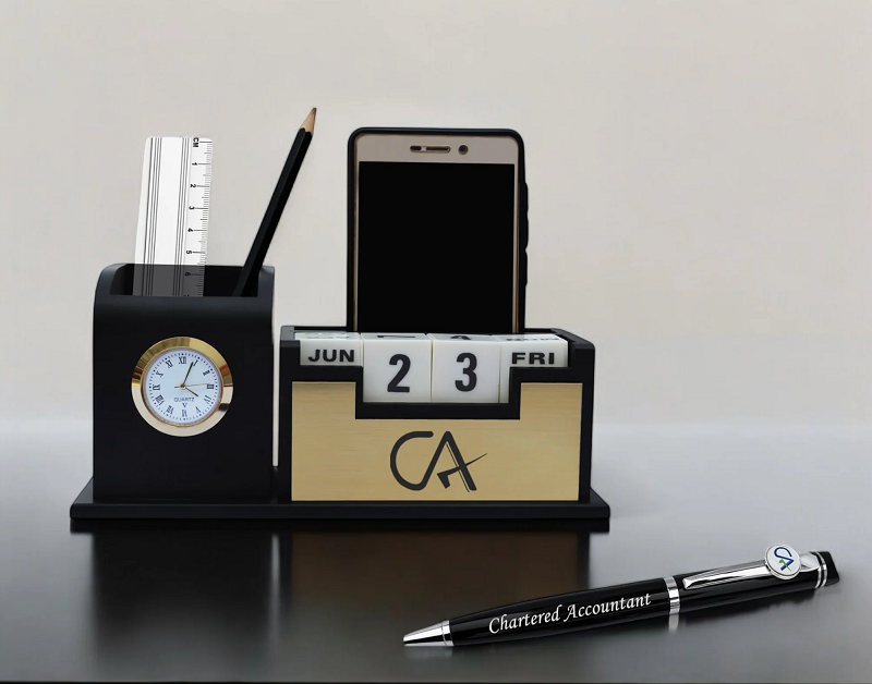 Chartered Accountant (CA) Pen Stand and Pen Set for Anniversary Birthday Valentine Chartered Accountant (CA) Pen Stand and Pen Set