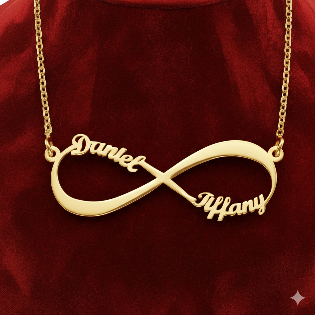 Name pendant for her valentine gift for her